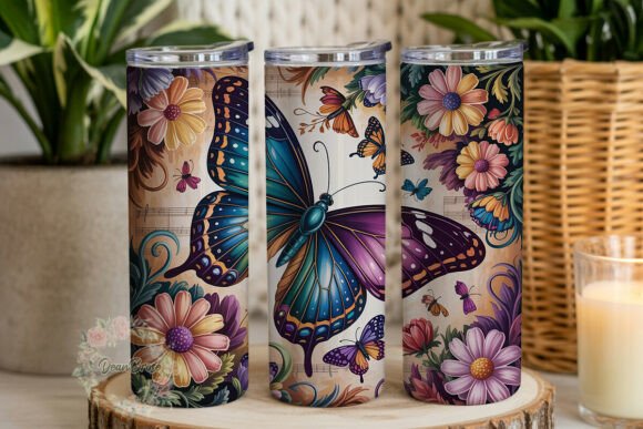 Butterfly Floral Music Tumbler Wrap Review