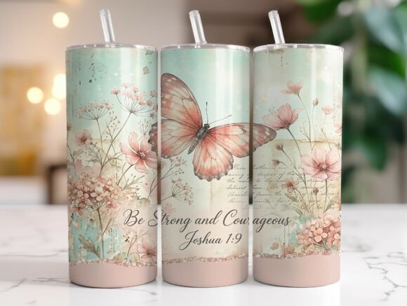 Butterfly Scripture Floral 20oz Tumbler Review