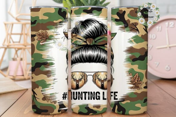 Camo Messy Bun Deer 20oz Tumbler Wrap Review