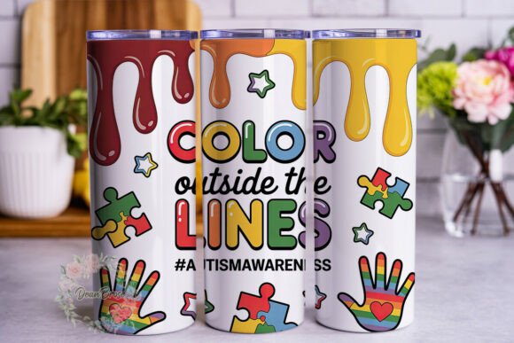 Colorful Autism Awareness 20oz Tumbler W Review