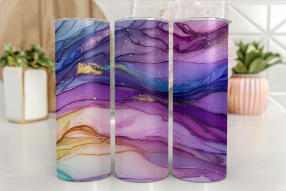 Gold and Silver Marble Art Tumbler Review
