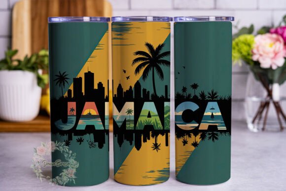 Jamaica Tropical Cityscape Tumbler Wrap Review
