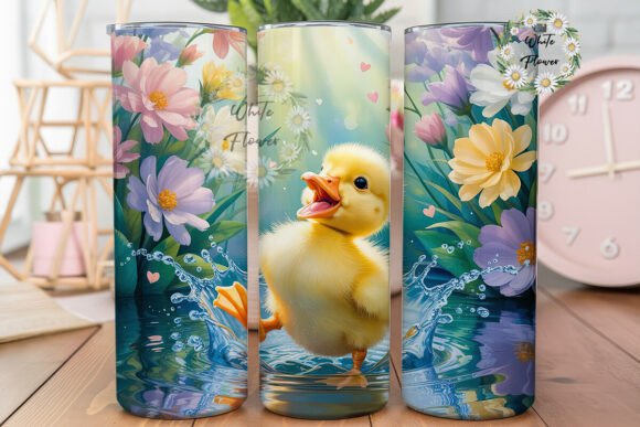 Joyful Duckling Splash 20oz Tumbler Wrap Review