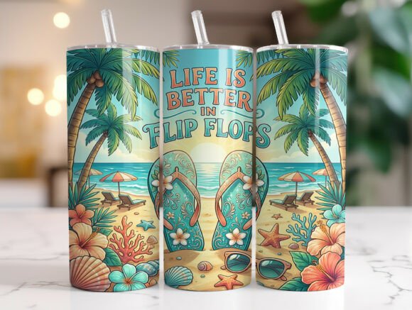 Life is Better in Flip Flops Tumbler Review