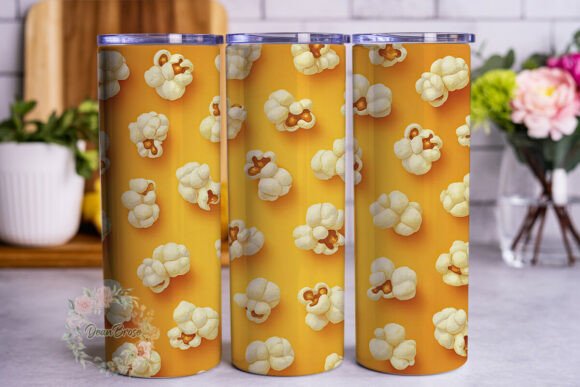 Movie Night Popcorn 20oz Tumbler Wrap Review