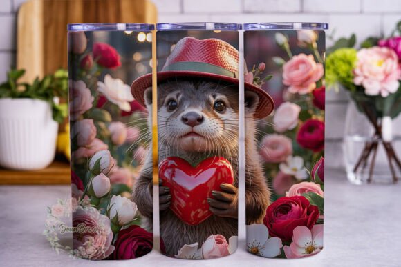 Otter Love Heart Tumbler Wrap Review
