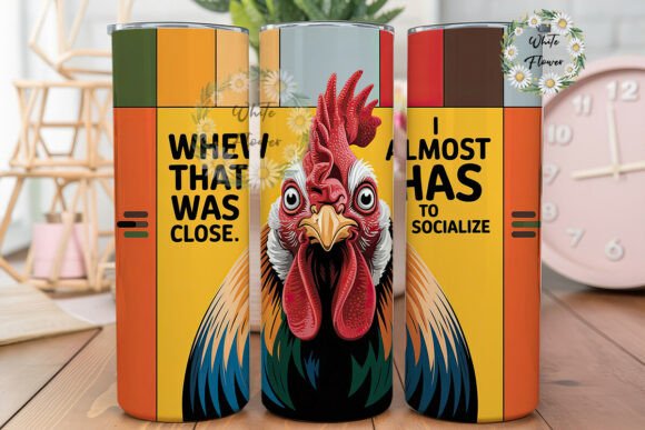 Socializing Rooster 20oz Tumbler Wrap Review