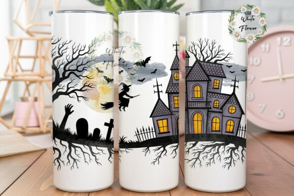 Spooky Haunted Mansion 20oz Tumbler Wrap Review