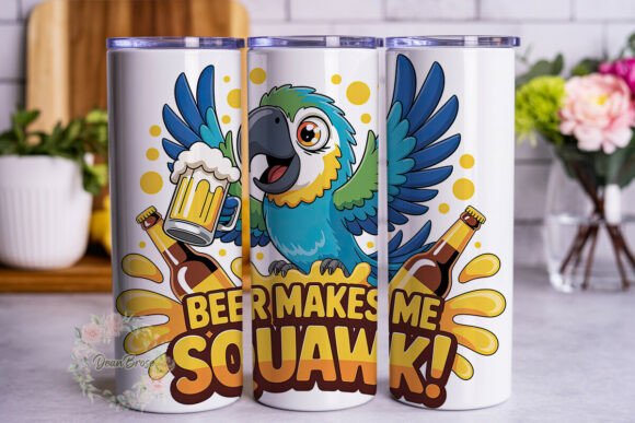 Squawking Parrot Beer 20oz Tumbler Wrap Review