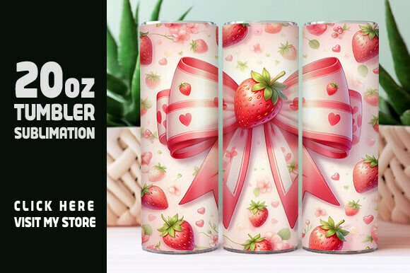 Strawberry Shortcake Sublimation Tumbler Review