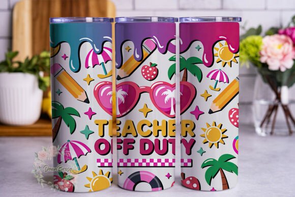 Teacher Off Duty Summer Tumbler Wrap Review
