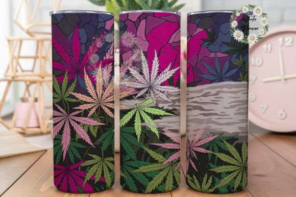 Vibrant Botanical Leaf Design Tumbler Review