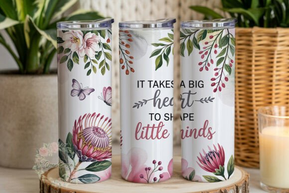 Watercolor Botanical Teacher Tumbler Review