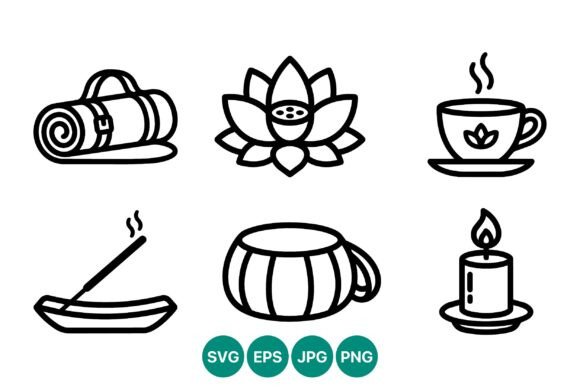 Yoga Mat Lotus Cup Incense Candle Icons Review